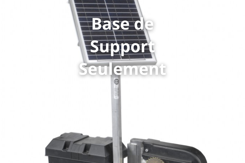 Base de support à panneau solaire Quai Lanaudière Saint-Donat