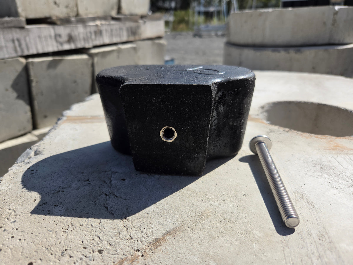 3/8” female connector for pe ladder (bolt not included) - EZ-S21142SS