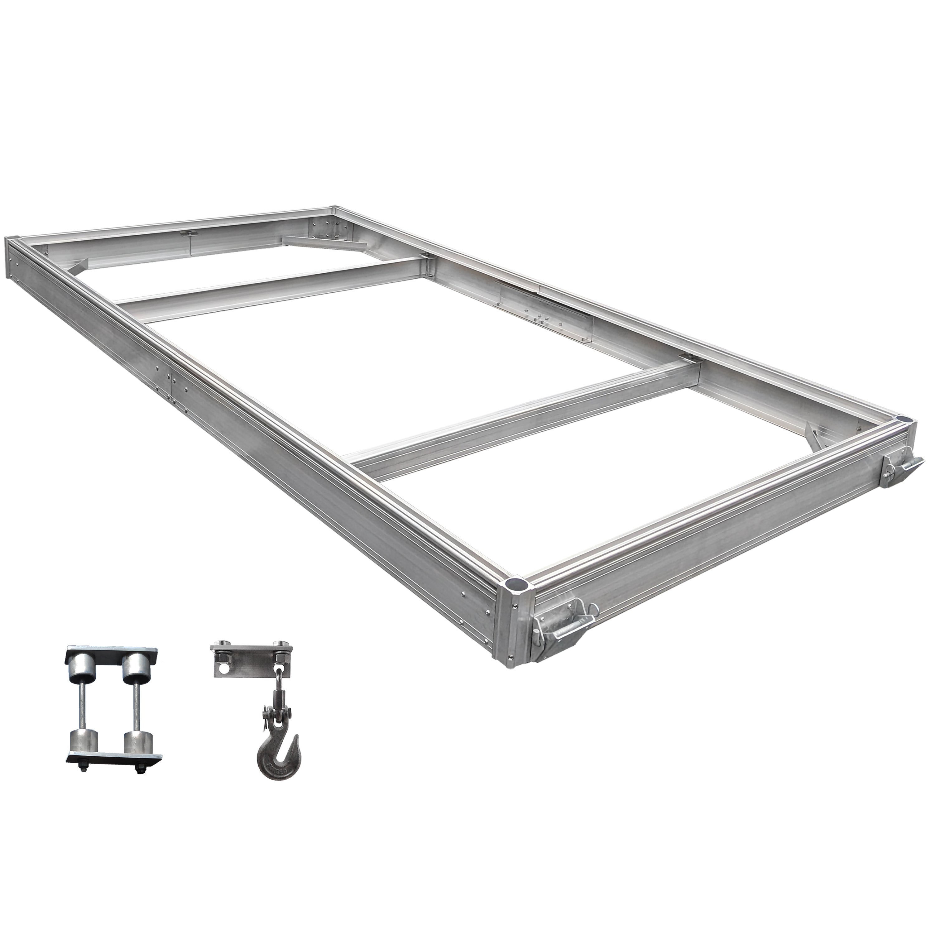 Kit complet de quai d'aluminium 5'x10'