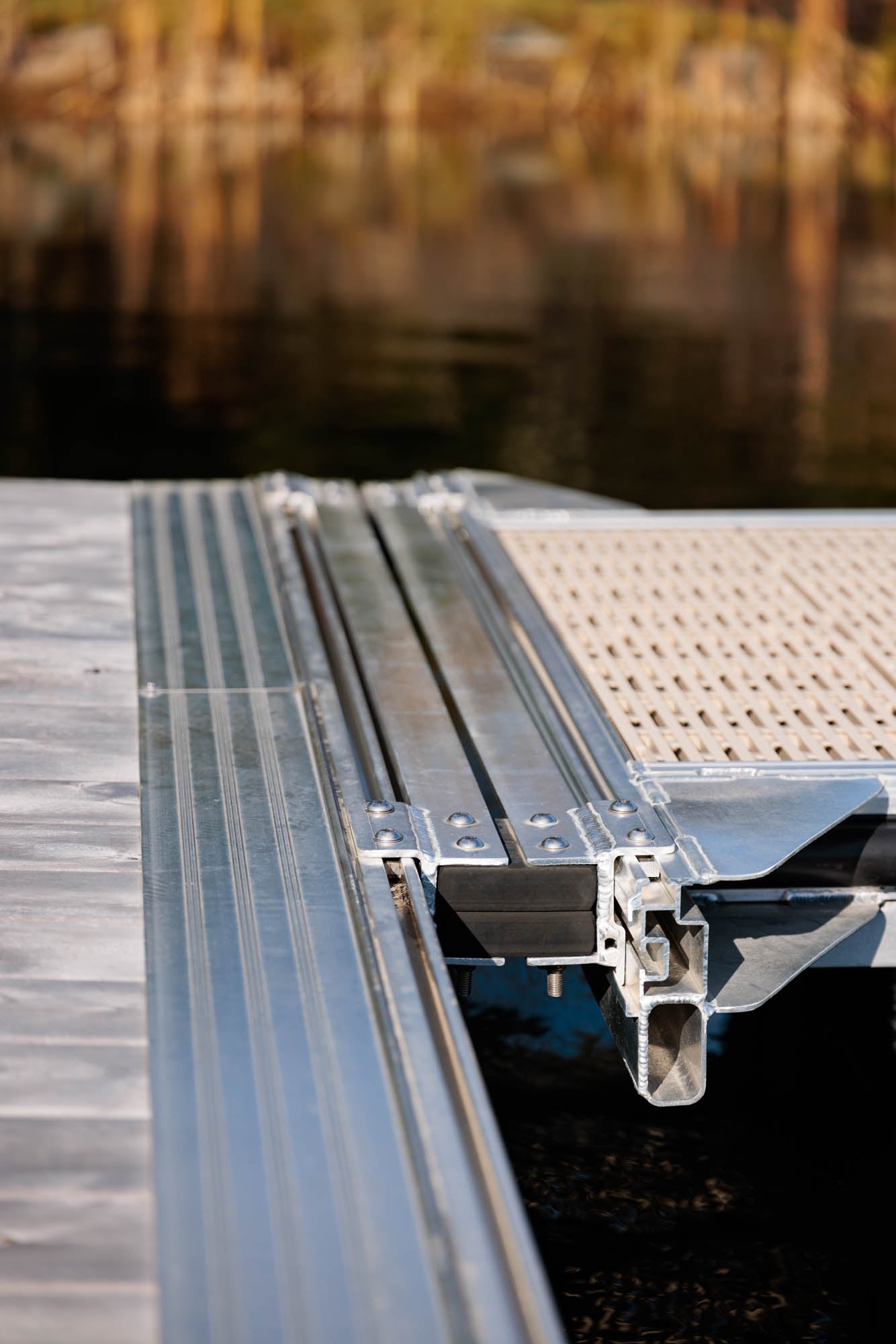 Penture en caoutchouc Quai Lanaudière Saint-Donat