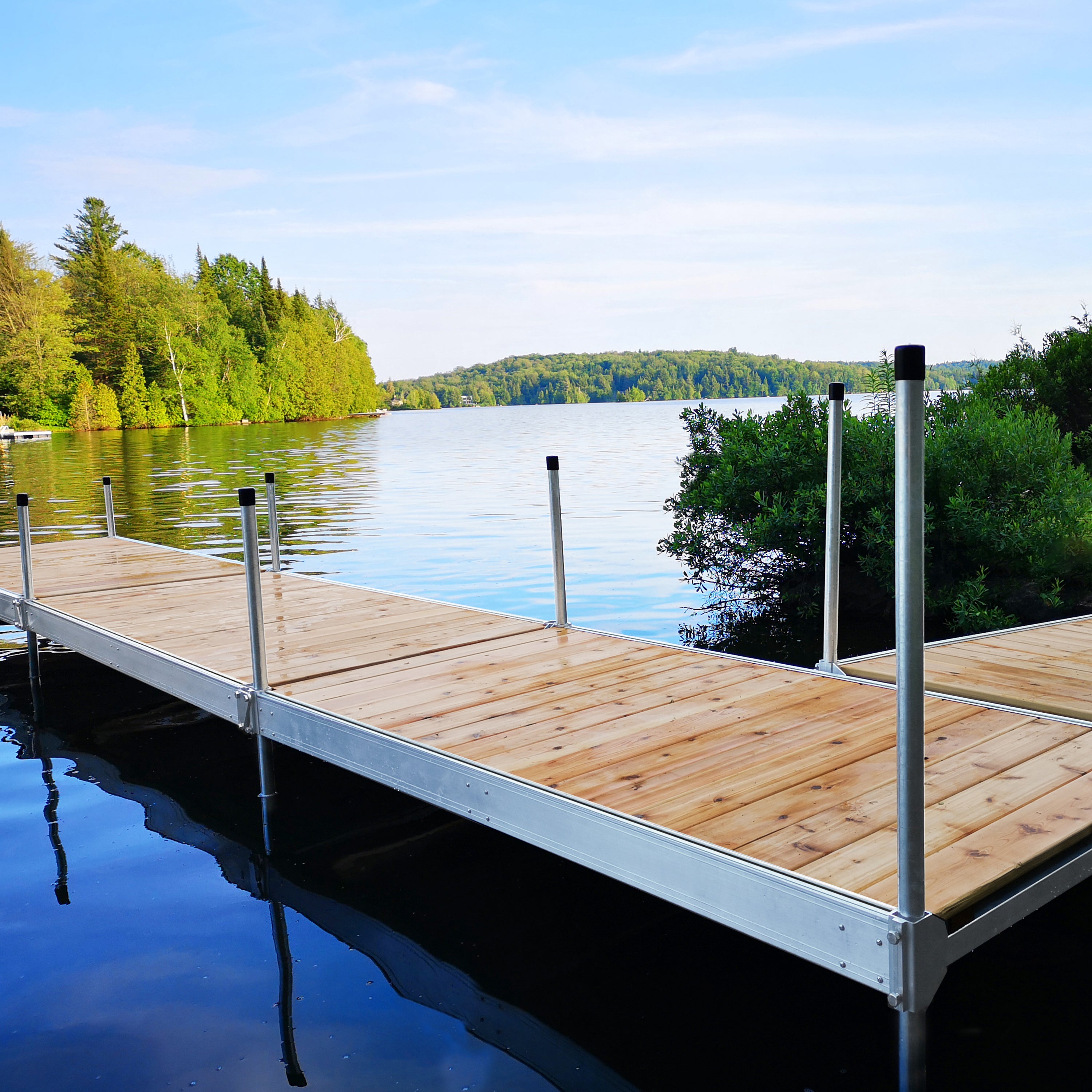 pieu de 6' Quai Lanaudière Saint-Donat
