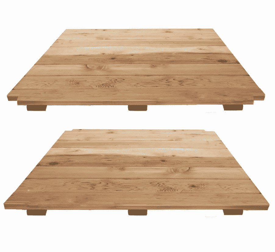 Platelage de cèdre pour QP-427 - 21176 Quai Lanaudière Saint-Donat