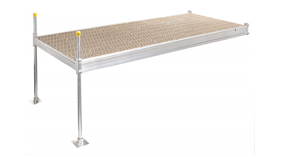 Quai fixe sur poteaux / Thruflow – Série R2/ 10′