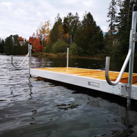 Support à Kayak Simple (2x "J") en aluminium Quai Lanaudière Saint-Donat