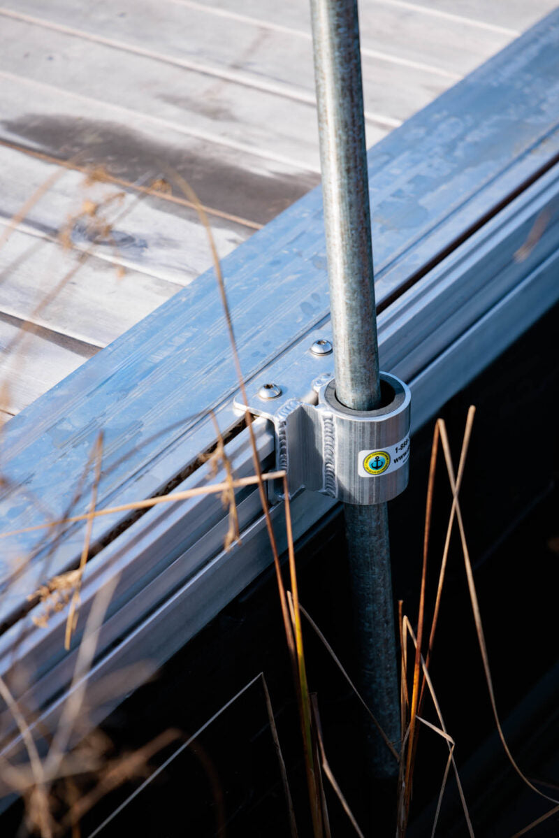 Support a poteau + nylon GSM R-2 Quai Lanaudière Saint-Donat