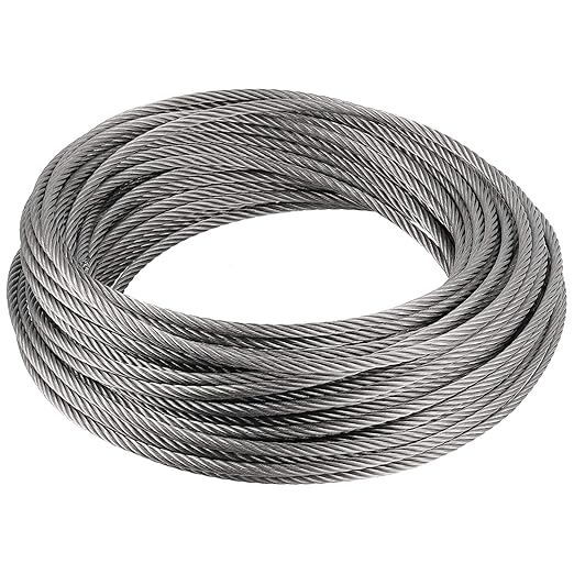 Câble en acier inoxydable 7x19 – 1/4" SS304 Quai Lanaudière Saint-Donat