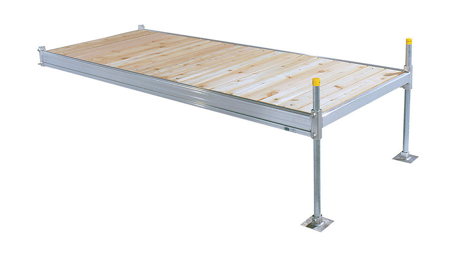 Quai fixe sur poteaux / Pontage en cèdre – Série R2/ 10′ ou 15'