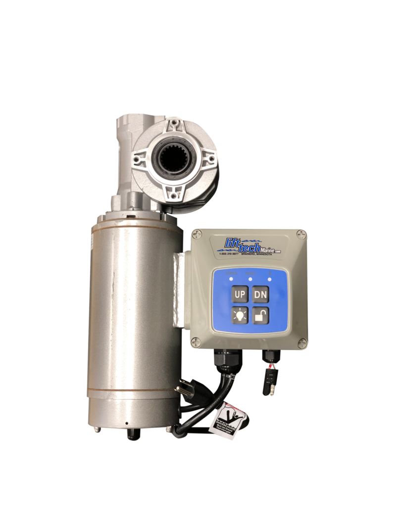 Moteur DC 12V/ Embrayage direvt avec clef Quai Lanaudière Saint-Donat