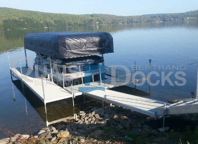Docks on posts - Plastic Thruflow