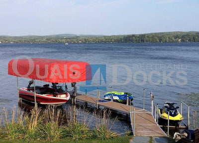 Toiture pour élévateurs à bateaux avec tour - Quai Bertrand