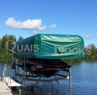 Toiture pour élévateurs à bateaux avec tour - Quai Bertrand