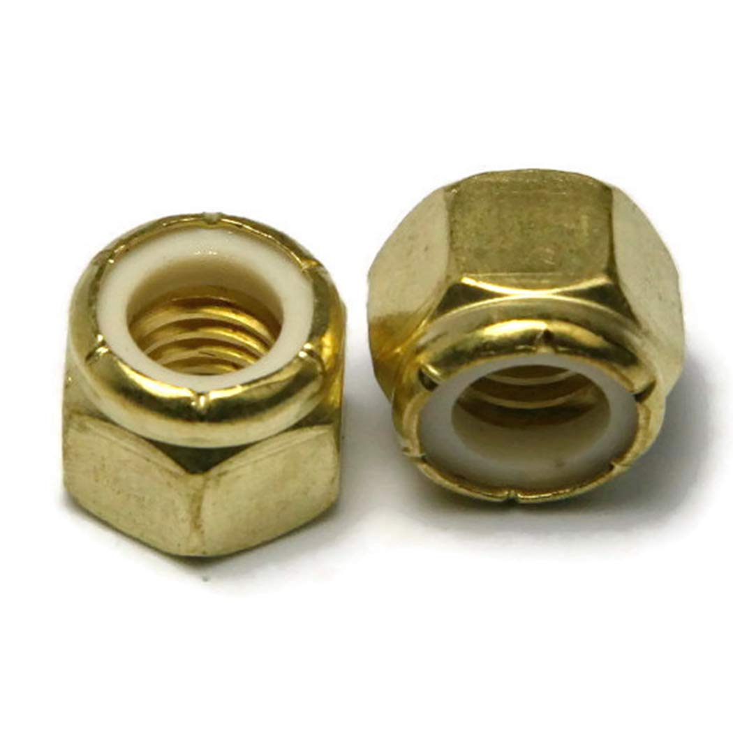 3/8" Brass Nylon Lock Nut – 1222