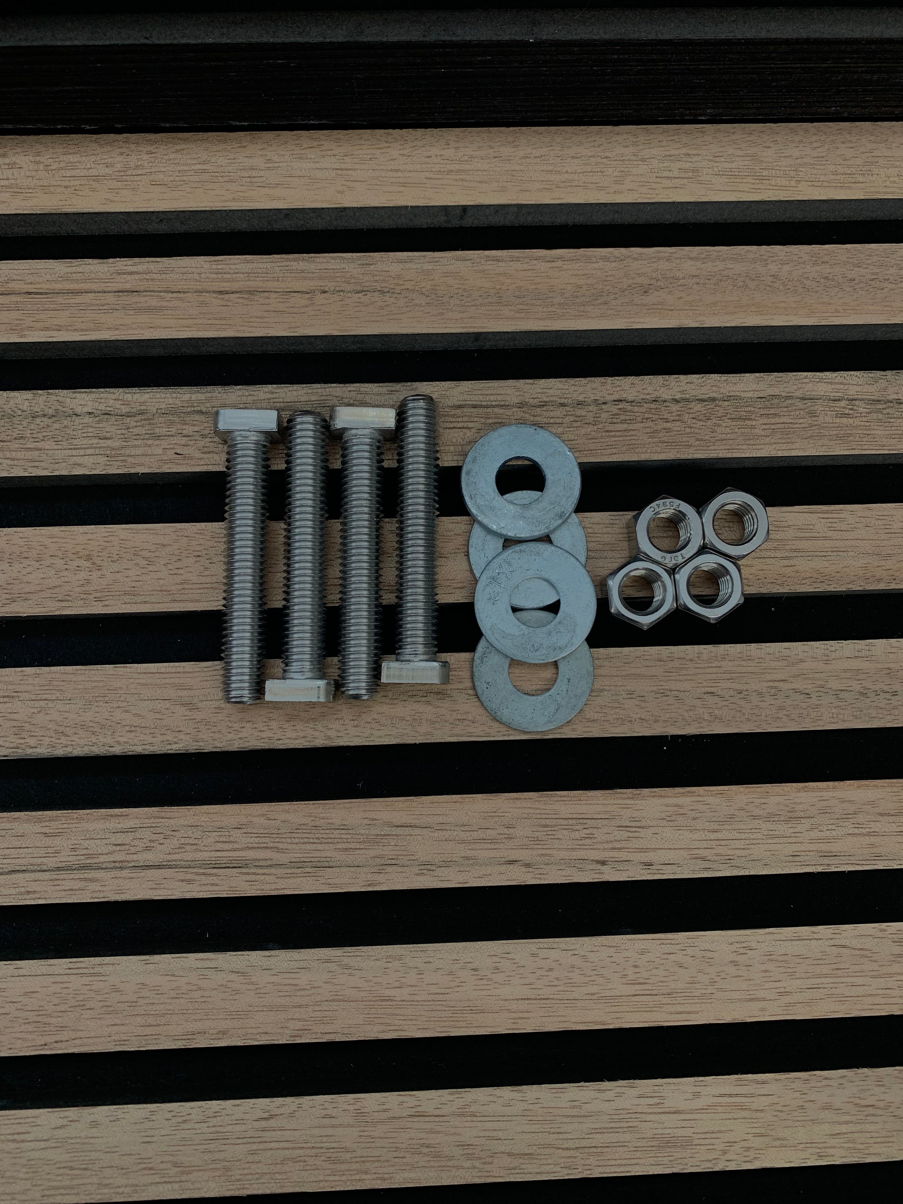 T” bolt 1-½‘’ and nut in stainless steel - 22053