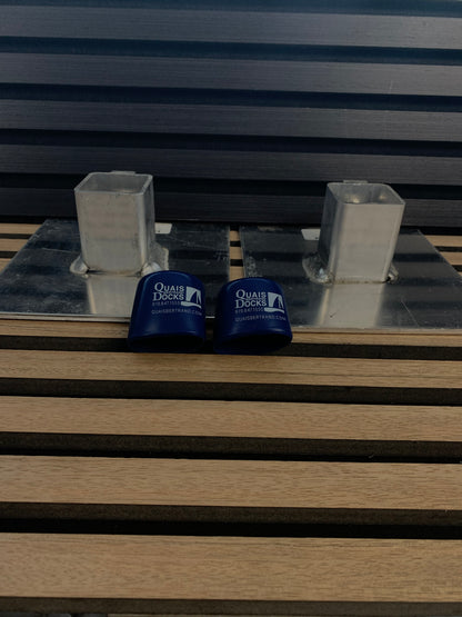 Starter kit ( 2 x 3' posts, 2 base plates, 2 caps) - 0701