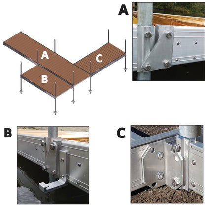 QP-400 Quai d'aluminium en boîte Quai Lanaudière Saint-Donat
