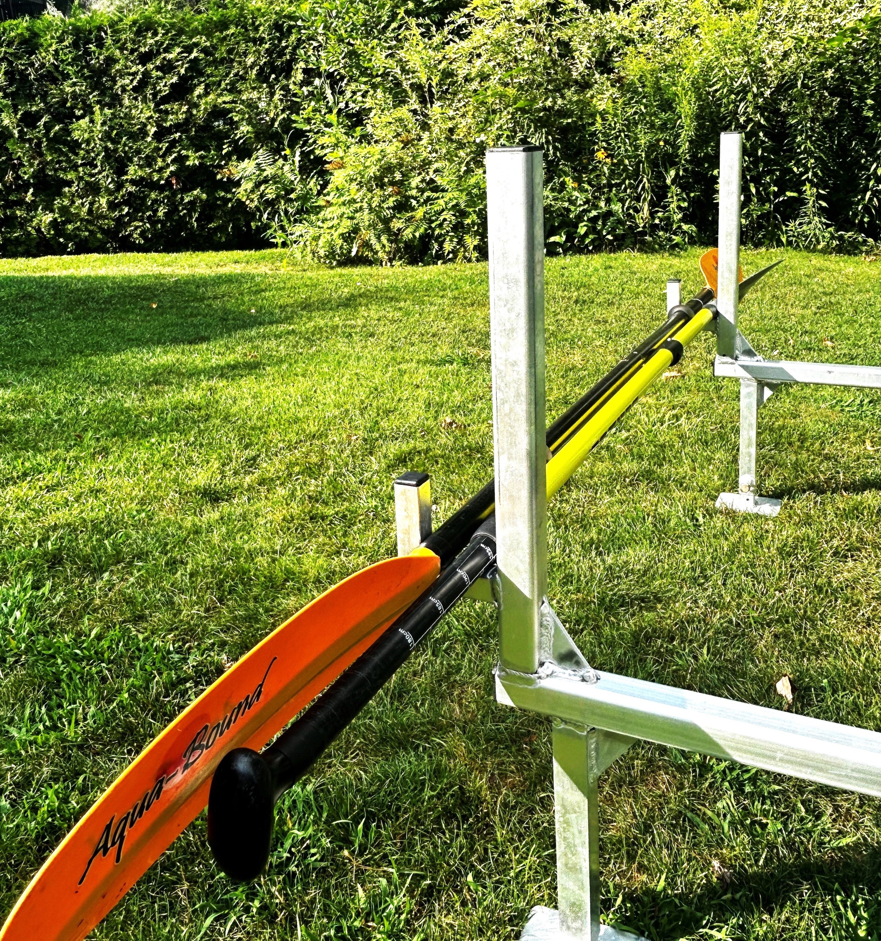 Support à kayak au sol - triple - NOUVEAUTÉ Quai Lanaudière Saint-Donat