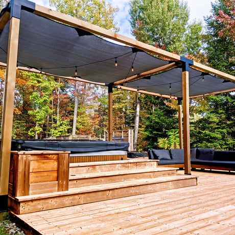 Ensemble de Pergola double - 49102